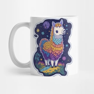 Cute astral llama Mug